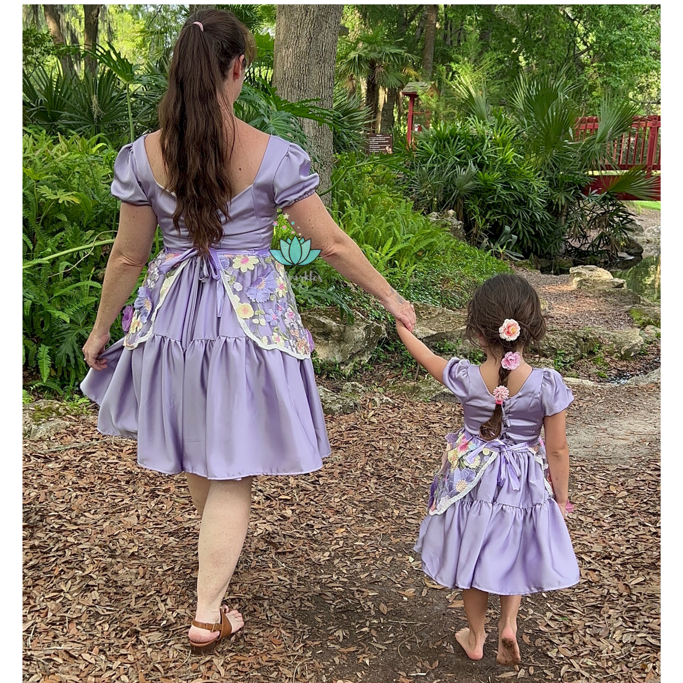 Once Upon a Twirl: Enchanted Tower princess girls dress