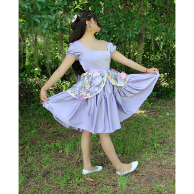 Once Upon a Twirl: Enchanted Tower Princess Adult dress