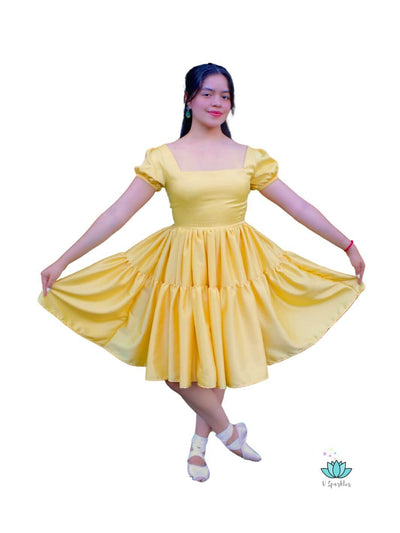 Once Upon a Twirl: Lily Pad Princess the Frog Deluxe Waitress Dress