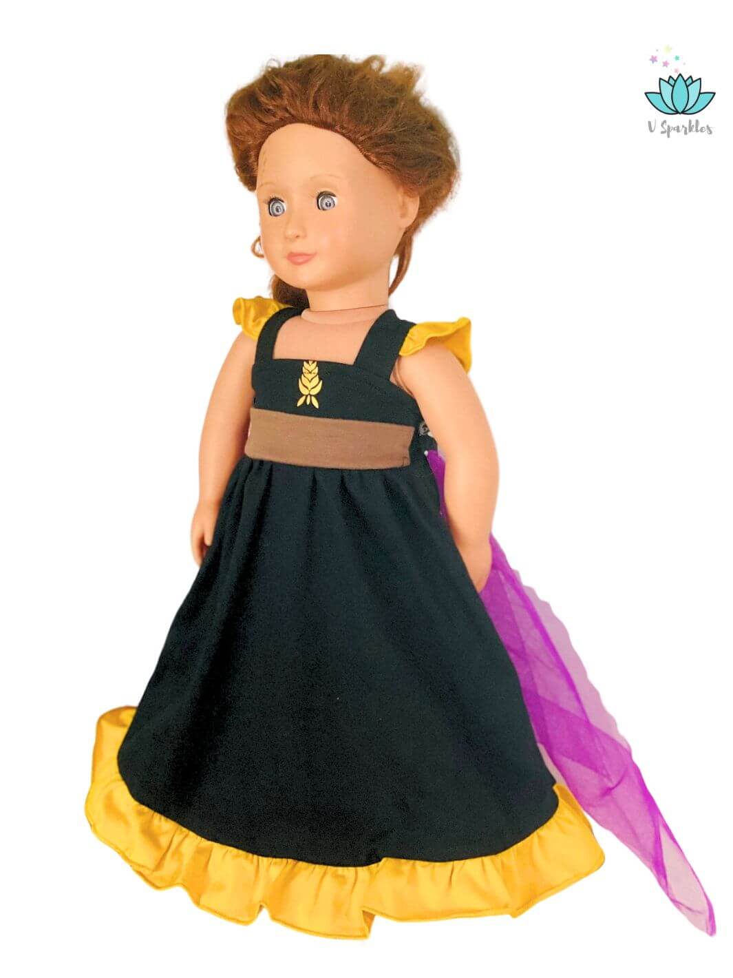 Frozen Anna Doll with Disneybound Coronation Dress: A beautiful doll dressed in Anna’s coronation gown, ideal for Disneybounding-themed play pretend and dress-up games. This doll makes a fantastic addition to any child’s collection or a memorable birthday gift.