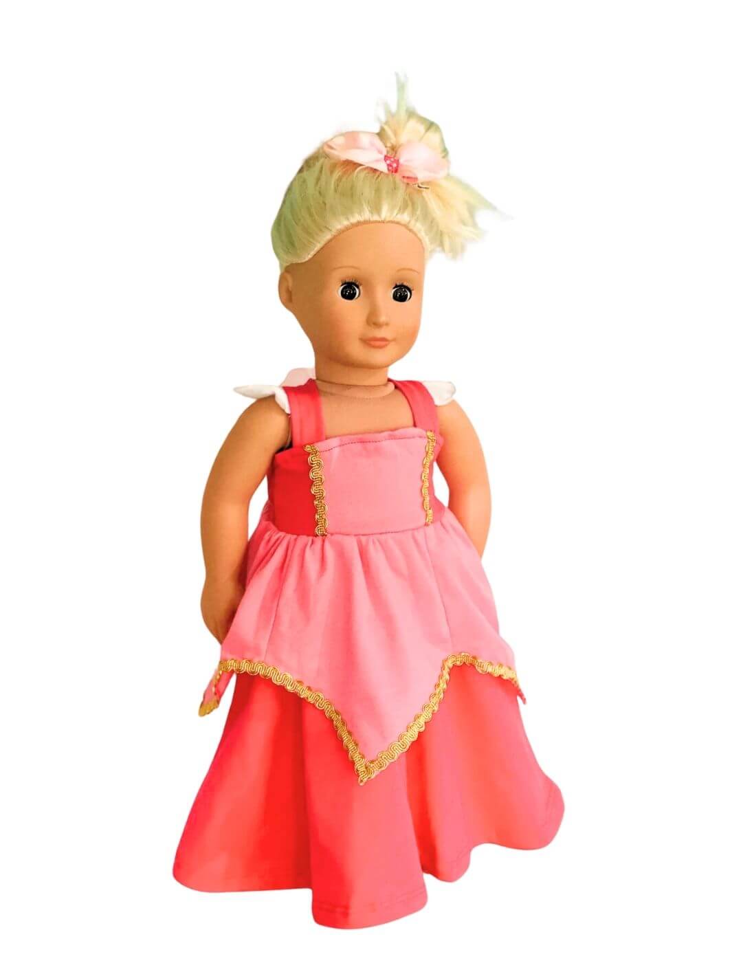 Disneybounding outfit for Aurora fans, this doll dress is perfect for birthday dress-up games or a gift for kids who love pretend play