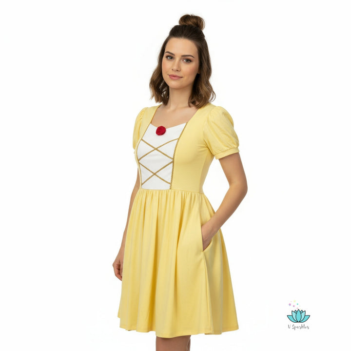 adult belle princess dress Belle Adult - Disney Princess - Belle Ballgown - Belle Dress Inspired, Princess  Dress Inspired