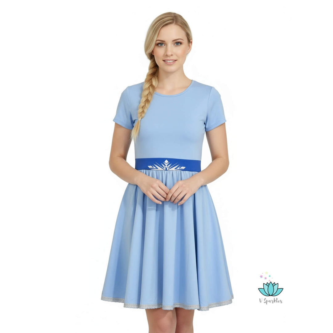 mom princess dress New Mommy and Me Matching Red Long Princess Dress (T400202)