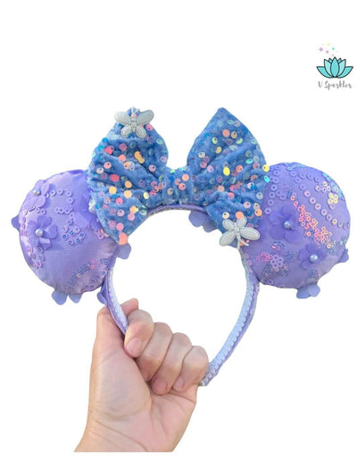 "Floral Isabella Madrigal mouse ears, a playful touch for Disneybound adventures or dress to impress events for kids and adults alike.