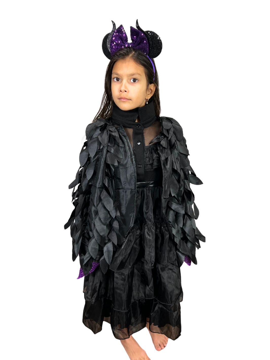 Mistress of All Evil Villain Dress for Kids and Toddlers