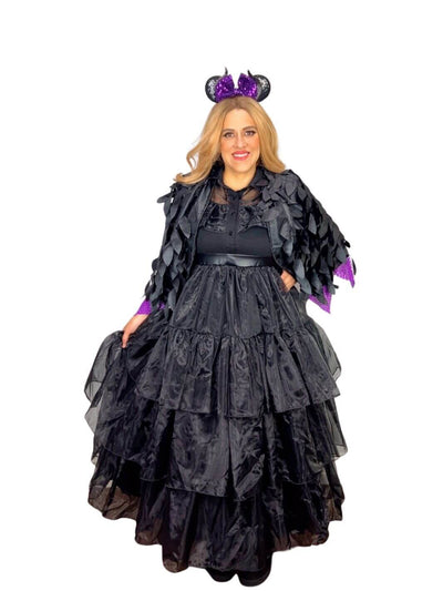 Mistress of All Evil Dress for Adults with Plus Size Option