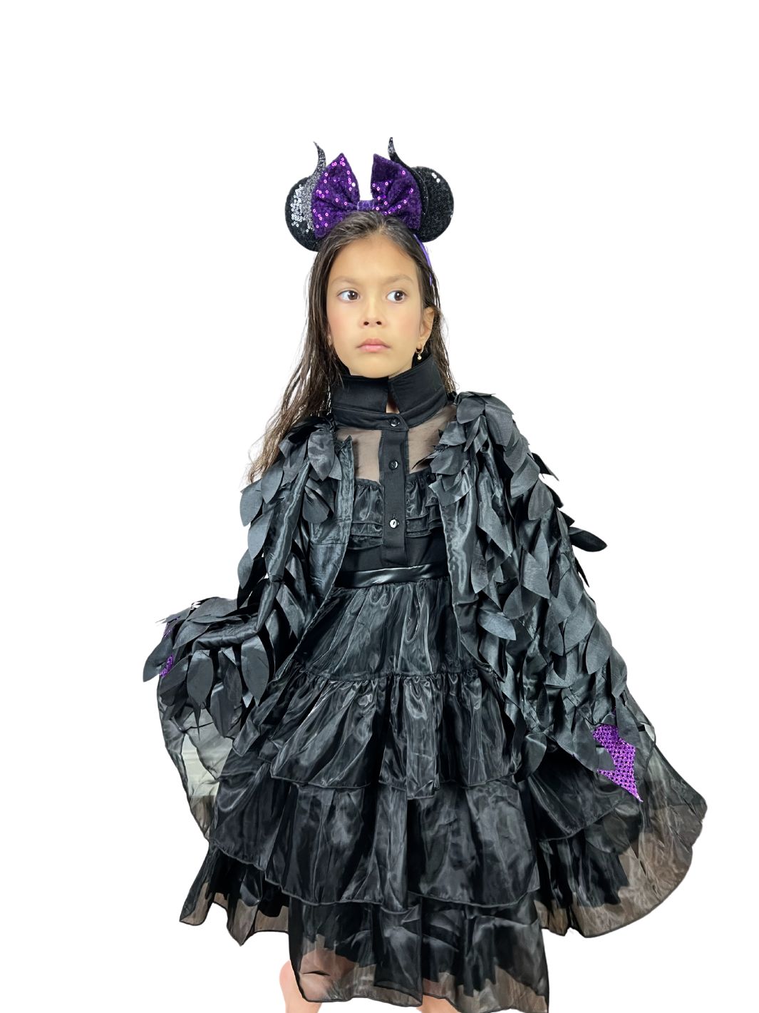 Mistress of All Evil Villain Dress for Kids and Toddlers