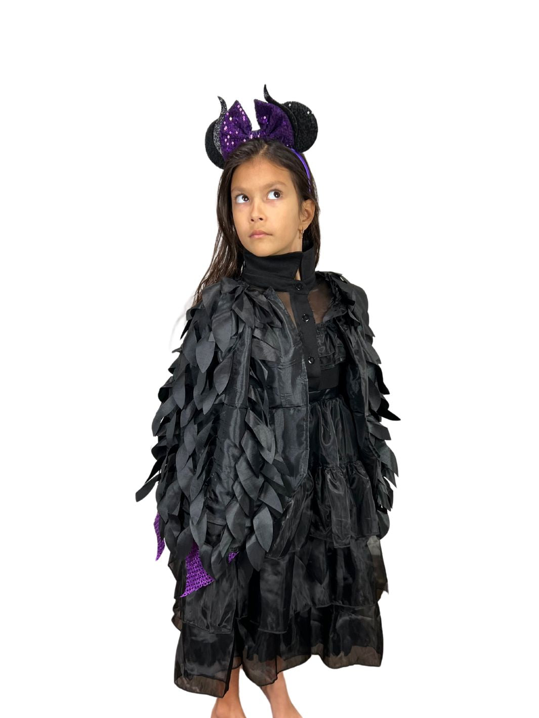 Mistress of All Evil Villain Dress for Kids and Toddlers