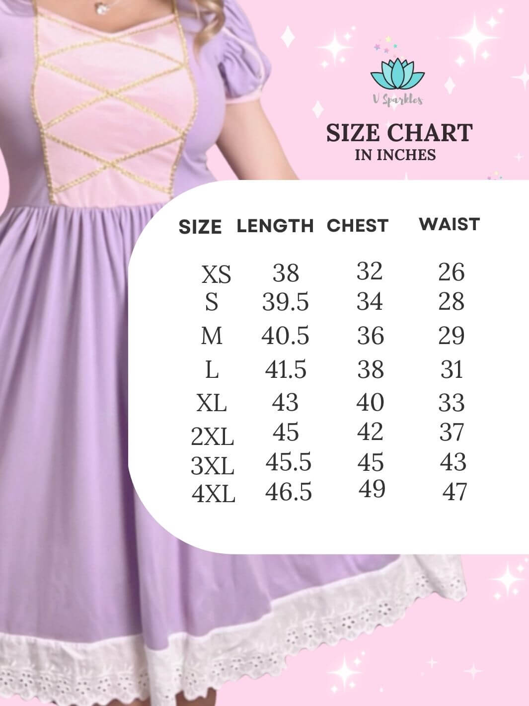 Long Haired Princess Dress Women