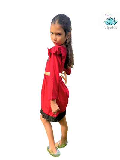 Rebel Red Costume for Kids