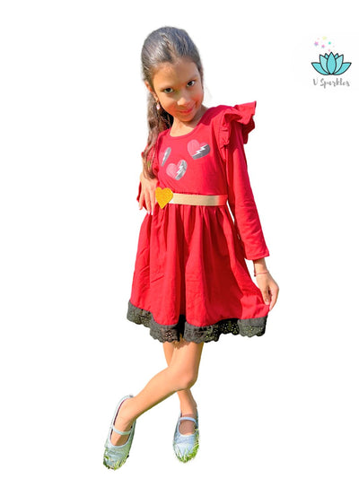 Rebel Red Costume for Kids