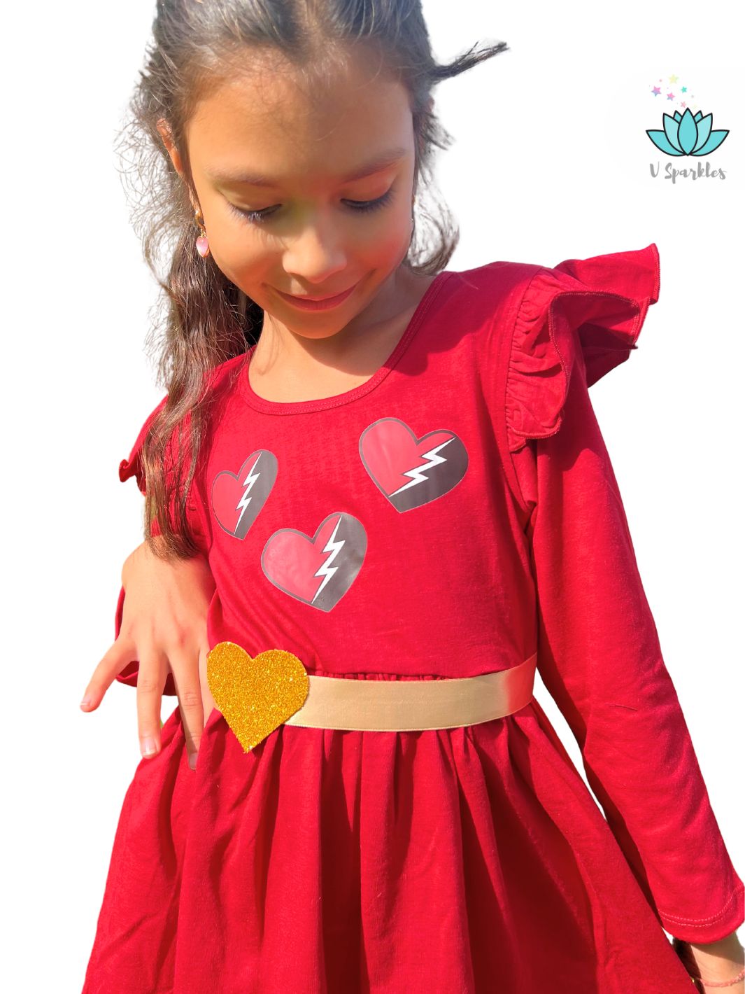 Rebel Red Costume for Kids