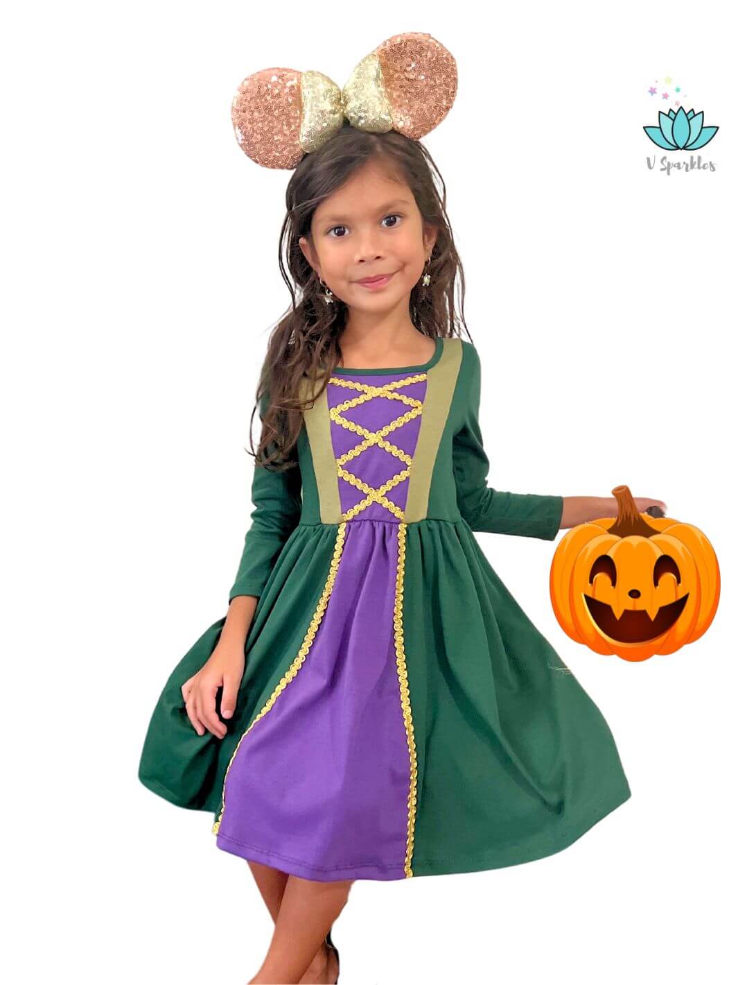 winnie witch dress for kids play pretend and dress up game