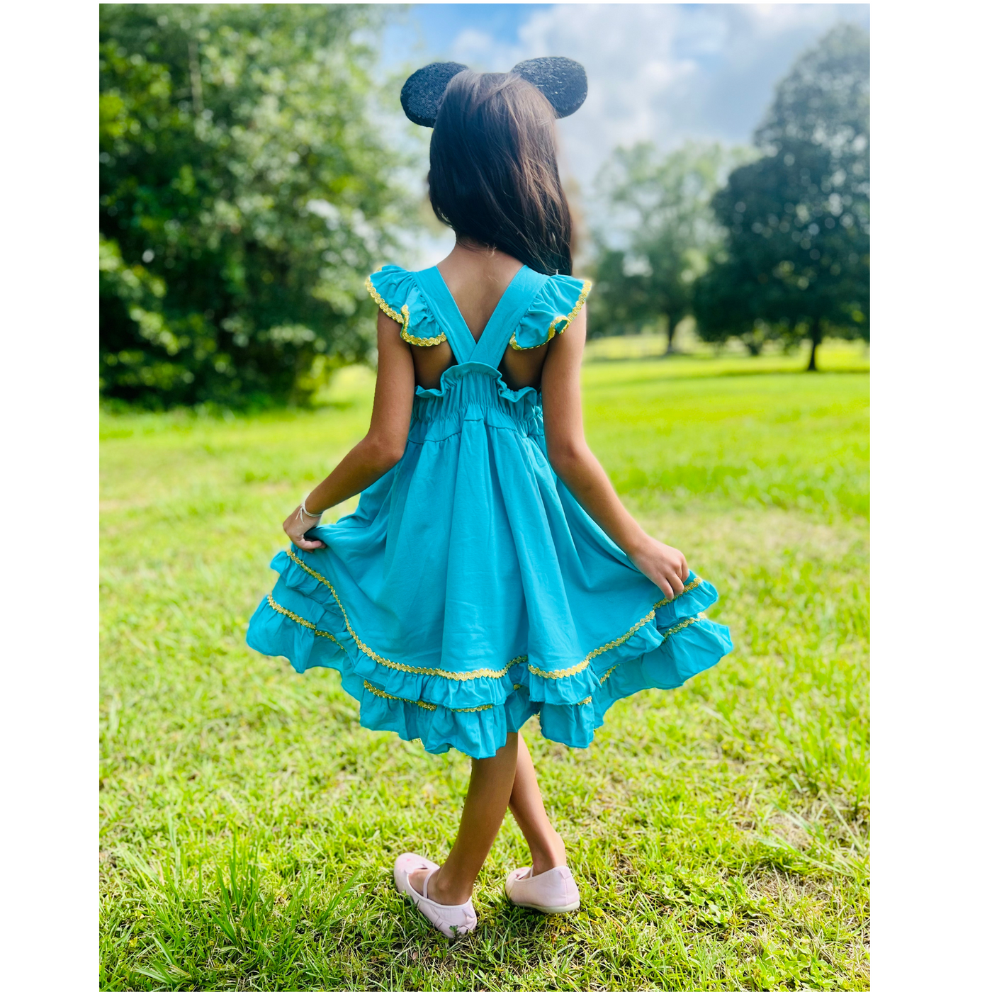 Magic Carpet Princess Dress for Girls Kids